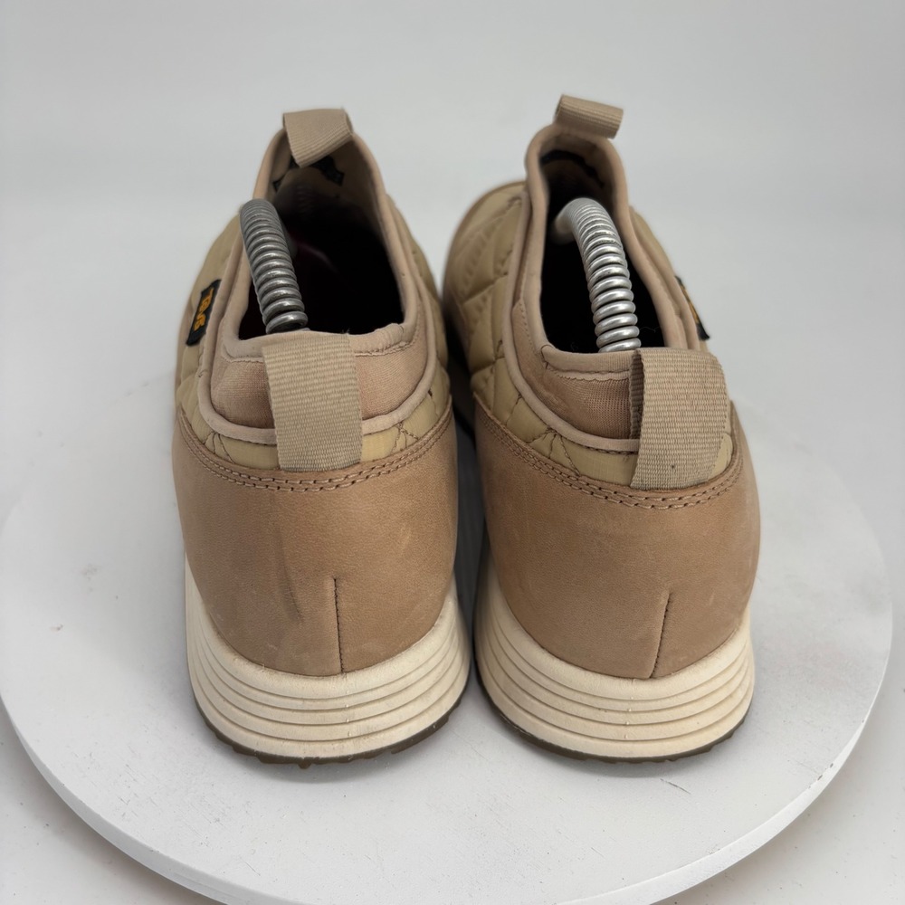 Teva Ember Commuter Slip On Shoes Womens 11 Tan Quilted Waterproof Sneakers - Picture 4 of 9